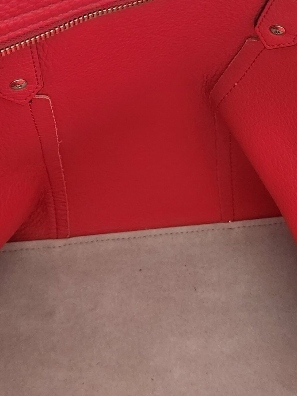 Beautiful Red Furla Handbag - Picture 7 of 8
